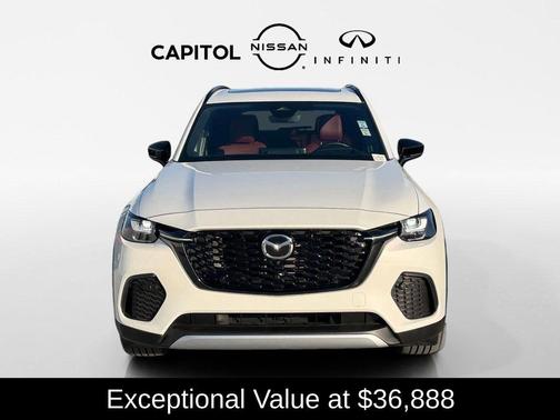 Rhodium White Premium 2025 Mazda CX-70 PHEV Premium Plus Package