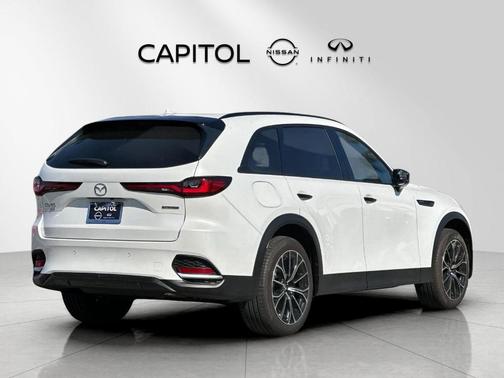 Rhodium White Premium 2025 Mazda CX-70 PHEV Premium Plus Package