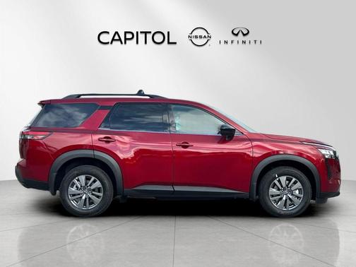 Scarlet Ember 2026 Nissan Pathfinder SV