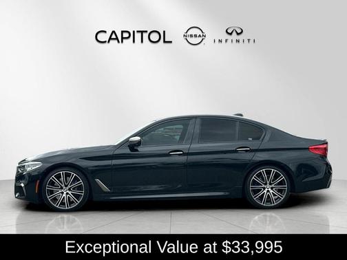 Black Sapphire Metallic 2018 BMW M550 i xDrive