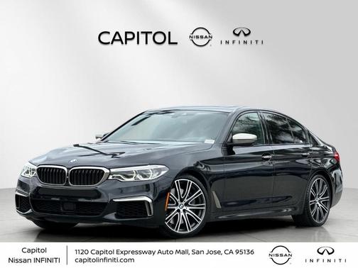 Black Sapphire Metallic 2018 BMW M550 i xDrive
