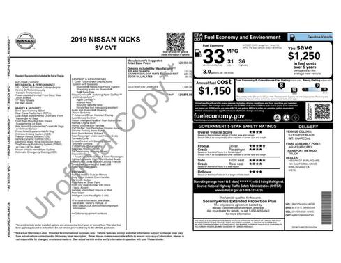 2019 Nissan Kicks SV