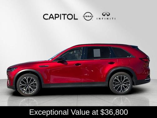 Soul Red Crystal Metallic 2025 Mazda CX-70 PHEV Premium Package