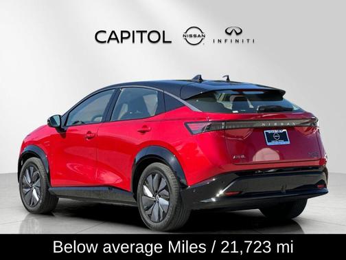 Passion Red Tricoat 2023 Nissan ARIYA PLATINUM+