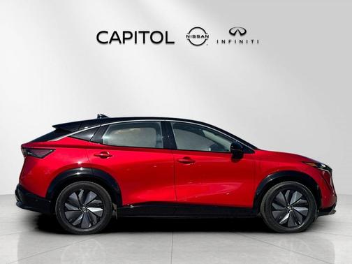 Passion Red Tricoat 2023 Nissan ARIYA PLATINUM+