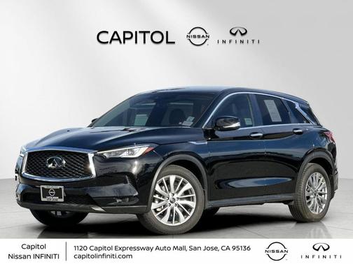 Black Obsidian 2025 INFINITI QX50 Pure