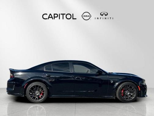 Pitch Black Clearcoat 2022 Dodge Charger SRT Hellcat Widebody