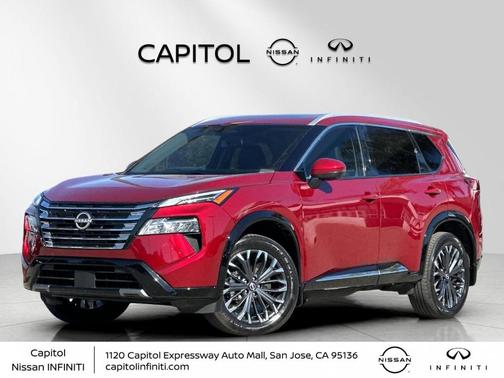 Scarlet Ember Tintcoat 2024 Nissan Rogue Platinum