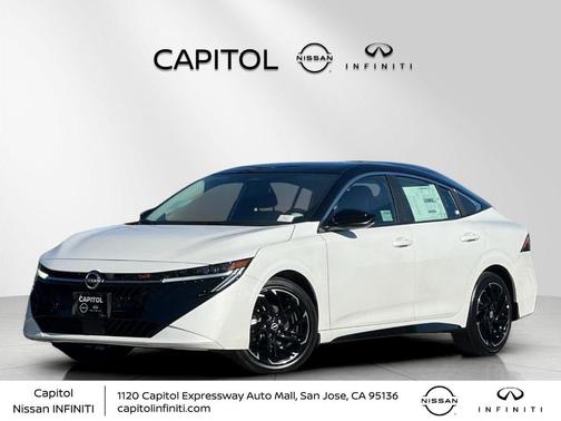 Aspen White / Super Black 2026 Nissan Sentra SR