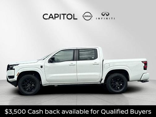 Glacier White 2026 Nissan Frontier SV