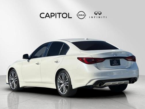 Majestic White 2023 INFINITI Q50 SENSORY