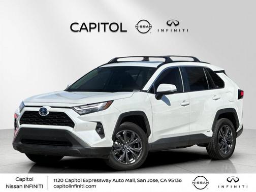 Wind Chill Pearl 2024 Toyota RAV4 Hybrid XLE Premium