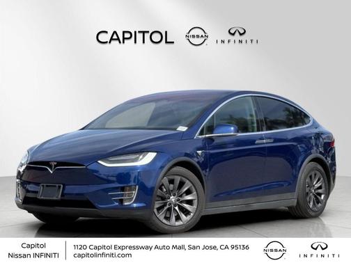 Deep Blue Metallic 2018 Tesla Model X 100D