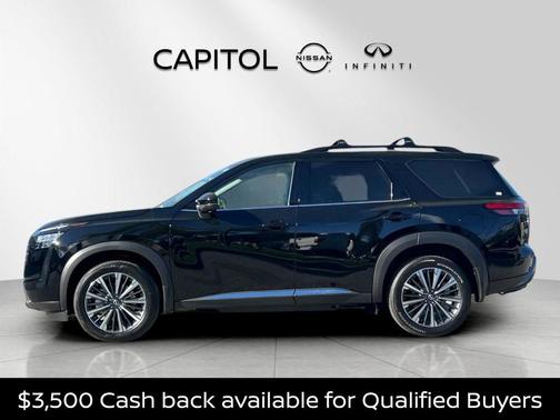 Black 2026 Nissan Pathfinder Platinum