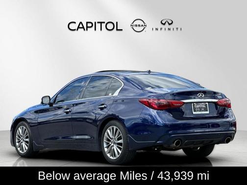 Grand Blue 2023 INFINITI Q50 LUXE