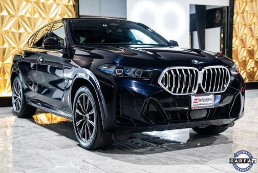Carbon Black Metallic 2025 BMW X6 xDrive40i