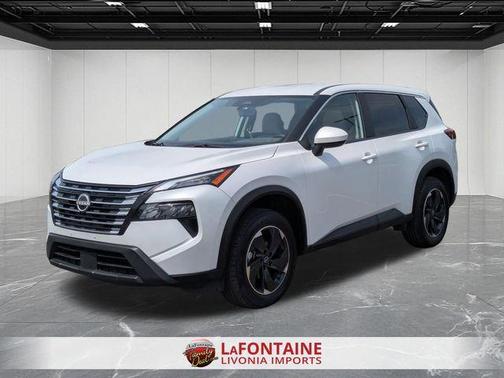 White Pearl 2025 Nissan Rogue SV