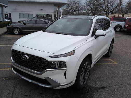 White Pearl 2023 Hyundai SANTA FE Calligraphy