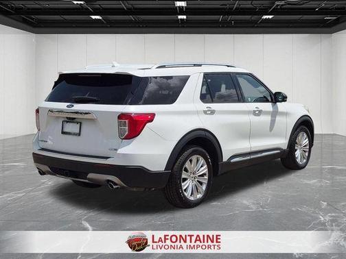 White Metallic 2020 Ford Explorer Limited