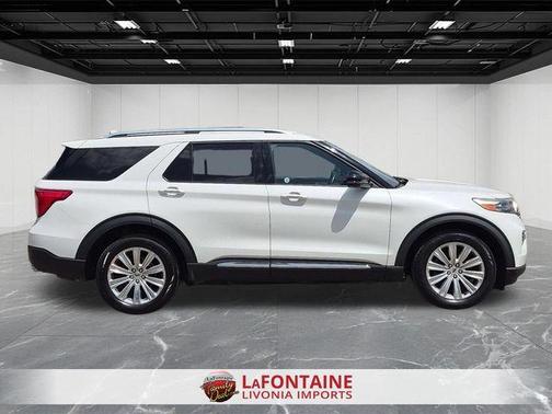 White Metallic 2020 Ford Explorer Limited