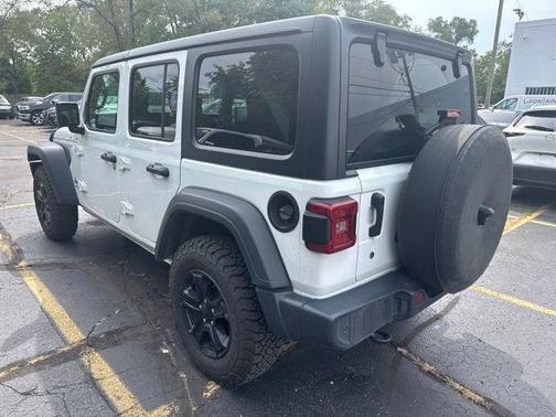 Bright White Clearcoat 2018 Jeep Wrangler Unlimited Sport