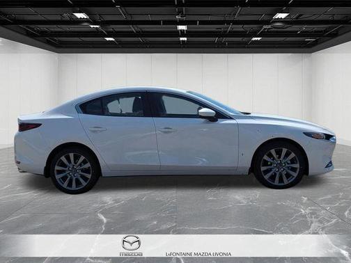 Snowflake White Pearl 2026 Mazda Mazda3 FWD w/Preferred Package