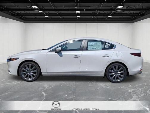 Snowflake White Pearl 2026 Mazda Mazda3 FWD w/Preferred Package