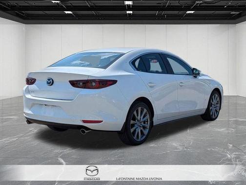 Snowflake White Pearl 2026 Mazda Mazda3 FWD w/Preferred Package