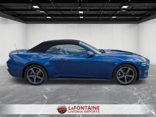 Blue Metallic 2024 Ford Mustang EcoBoost Premium