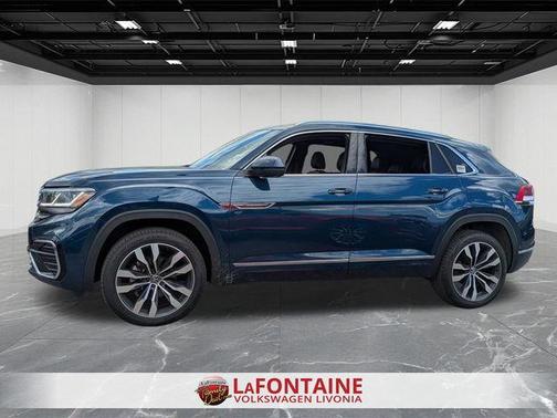 Tourmaline Blue Metallic 2023 Volkswagen Atlas Cross Sport 3.6L V6 SEL Premium R-Line