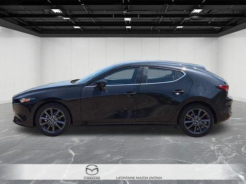 Jet Black Mica 2026 Mazda Mazda3 FWD w/Preferred Package