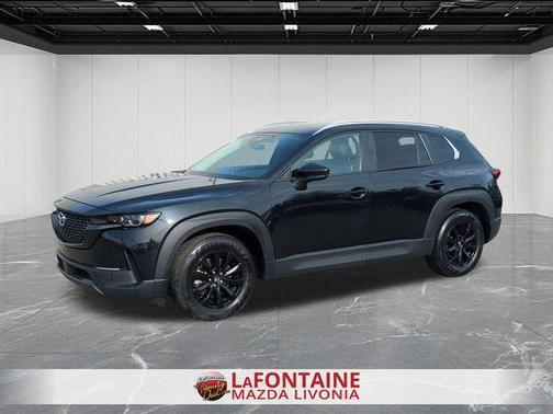 Jet Black Mica 2025 Mazda CX-50 2.5 S Preferred Package