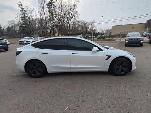 White 2021 Tesla Model 3 Long Range