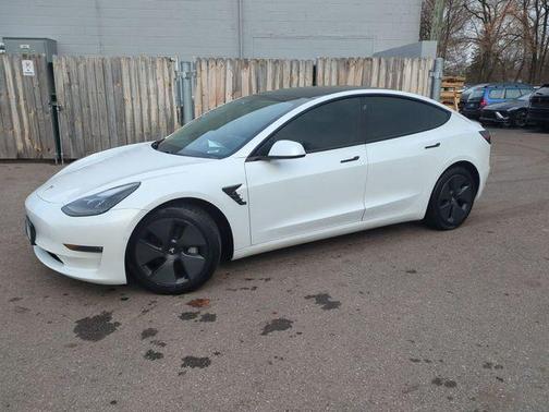 White 2021 Tesla Model 3 Long Range