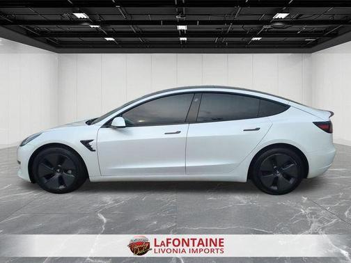 White 2021 Tesla Model 3 Long Range