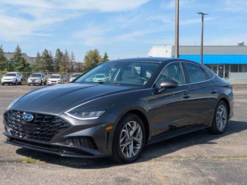 Gray 2023 Hyundai SONATA SEL
