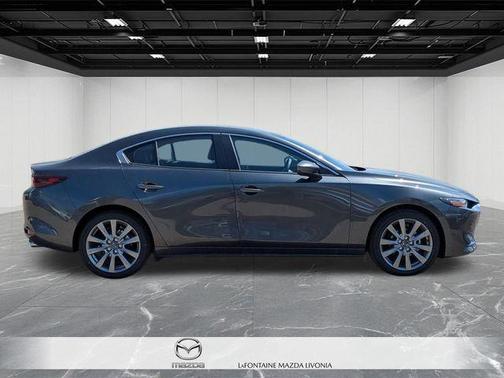Machine Gray Metallic 2026 Mazda Mazda3 FWD w/Preferred Package