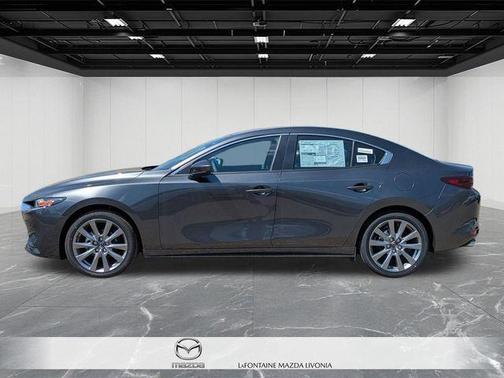 Machine Gray Metallic 2026 Mazda Mazda3 FWD w/Preferred Package