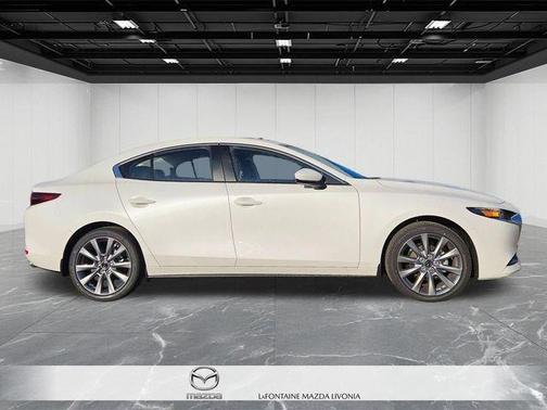 Snowflake White Pearl 2026 Mazda Mazda3 FWD w/Preferred Package