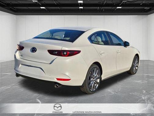 Snowflake White Pearl 2026 Mazda Mazda3 FWD w/Preferred Package