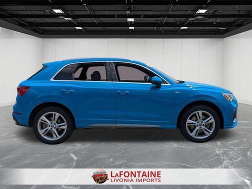 Turbo Blue 2020 Audi Q3 45 S line Premium Plus