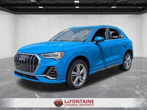 Turbo Blue 2020 Audi Q3 45 S line Premium Plus