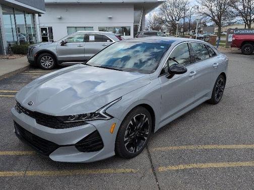 Wolf Gray 2021 Kia K5 GT-Line