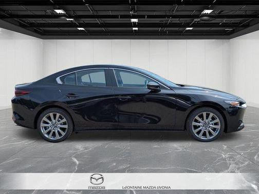Jet Black Mica 2026 Mazda Mazda3 FWD w/Preferred Package