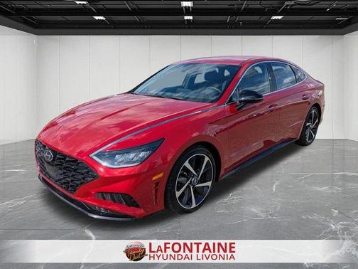 Calypso Red 2021 Hyundai SONATA SEL Plus