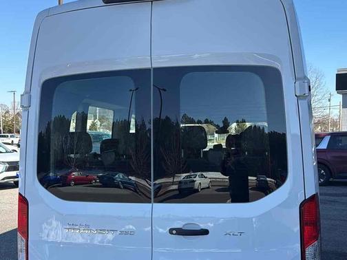 Oxford White 2023 Ford Transit-350 T-350 148" High Roof XLT RWD