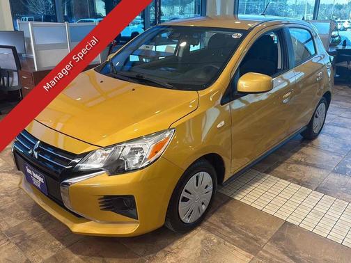 Sand Yellow 2024 Mitsubishi Mirage ES CVT