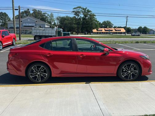 Supersonic Red 2025 Toyota Camry XSE