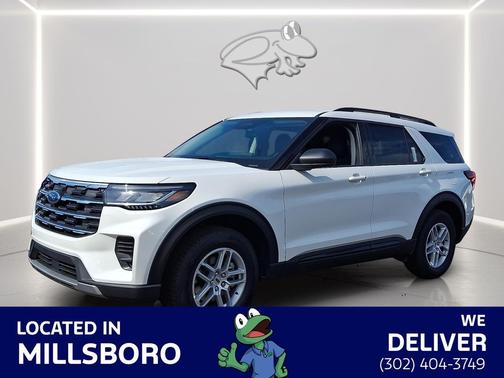 Star White Metallic Tri-Coat 2026 Ford Explorer Active w/200A Pkg