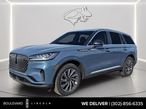 Whisper Blue Metallic Clearcoat 2026 Lincoln Aviator Premiere